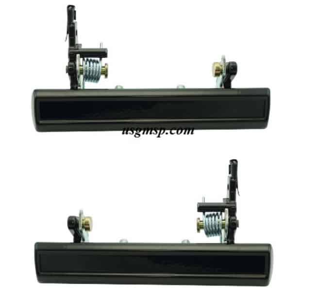 Door Handle: 70-81F - Outer BLACK  (ea)